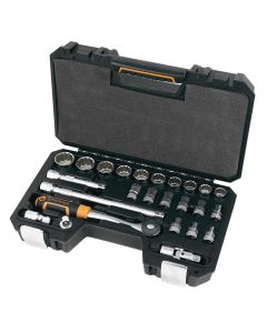Juego de llaves y vasos 1/2" 25 piezas magnusson