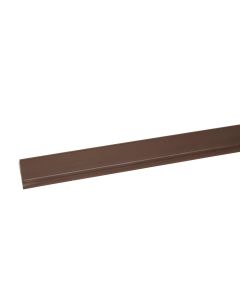 Burlete bajo puerta pvc flex 34 mm x 1 m marrón