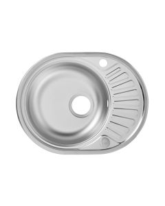 Fregadero inoxidable Liebig 1 seno + escurridor 57x45cm