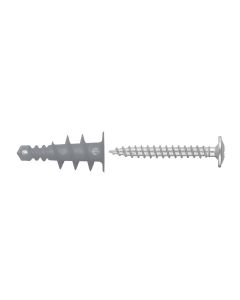 Pack 6 tacos autoperforantes con tornillo 37 mm Diall