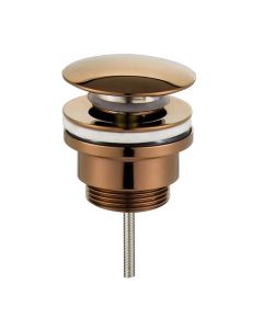 Kibath válvula clic clac lavabo bidet acabado oro rosa fabricado en latón