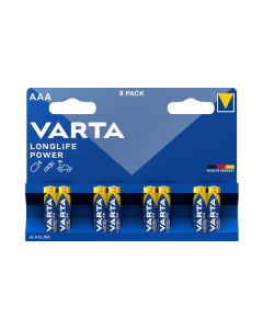 Pack 8 pilas alcalinas aaa varta