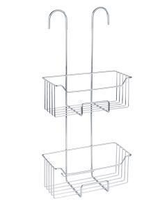 Cesto de baño doble acero inox milo