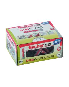 Tacos Duopower 6 x 30 mm Fischer 100 uds