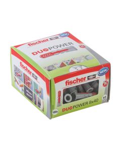 Tacos duopower 8 x 40 mm fischer 100 uds