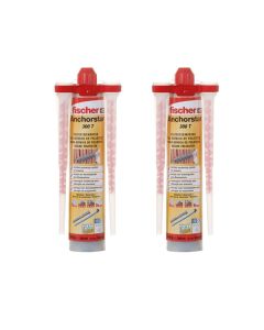 Taco químico poliéster 300 ml fischer pack 2 uds