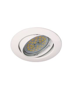 Foco empotrable basculante basic redondo blanco wonderlamp 1xgu10