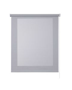 Estor screen, estor enrollable con tejido técnico gris, 105 x 180cm