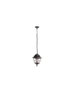 Bootes outdoor ceiling light 1xe27 aluminium / crystal brown