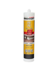 Sellador PU blanco 280 ml Brenner