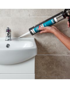 Sellador baños secado rápido 280 ml blanco brenner