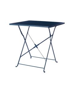 Mesa de jard&iacute;n plegable 70x70x70cm de acero Saba GoodHome