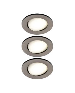 Pack 3 empotrables LED orientables 350 lúmenes