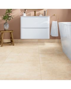 Suelo porcelánico terracota beige mate 60x60cm Haris