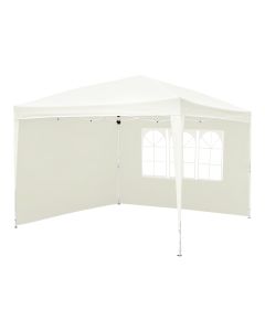 Carpa plegable con paredes blanca 2,55x3x3m