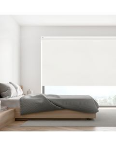 Estor enrollable opaco/oscurante/ blanco 90 x 190cm