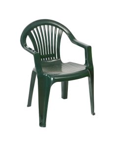 Silla de jardín monoblock 54x56x80cm de resina Braga