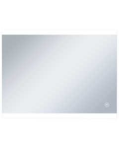 vidaXL espejo de pared de baño con LED y sensor táctil 80x60 cm