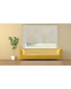 Estor enrollable traslúcido cotton beige 105 x 250cm