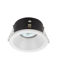 Empotrable para baños o exterior redondo blanco 1xgu10 ip65 agujero ø7,5