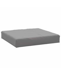 vidaXL cojín para sofá de palets tela oxford gris 60x60x9,5 cm