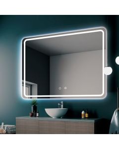 LEDimex-espejo austria 100x80 LED cantos redondeados