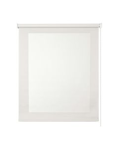 Estor screen, estor enrollable con tejido técnico blanco, 45 x 180cm