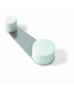 Tope retenedor giratorio con tornillo blanco