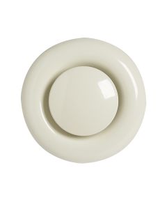 Válvula de extracción acero blanco Ø 10 cm