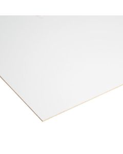 Tablero de mdf blanco 80 x 40 x 0,3 cm