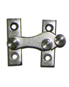 Aldaba hierro niquelado 60mm izquierda 1ud