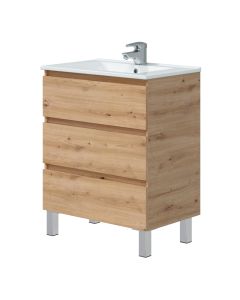 Mueble de baño Thea color roble 70x45cm