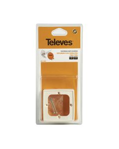 Zócalo blanco para montaje en superficie