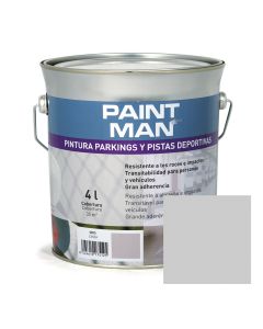 Pintura parkings y pistas deportivas gris paintman 4 l