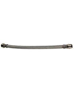 Latiguillo acero inox m 1/2" - h 1/2" 30 cm