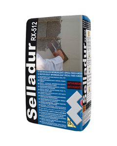 Mortero-enlucido impermeabilziante en polvo selladur 15 kg