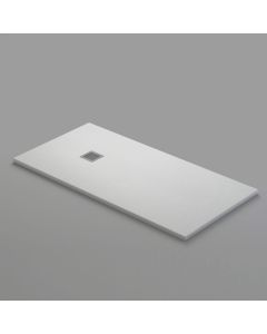 Plato ducha mineral aligerado gel coat blanco 70 x 120 cm