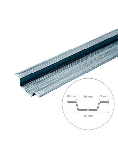 Maestra galvanizada para tabiques o techos pladur 300 x 7 cm