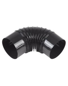 Codo esmaltado negro 90&ordm; &oslash; 120 mm