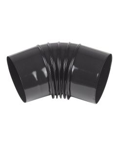 Codo esmaltado negro 45&ordm; &oslash; 150 mm