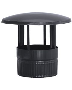 Sombrerete esmaltado negro ø 150