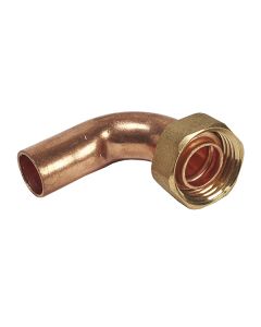 Racor curvo 1/2'' X 12 mm 2 piezas