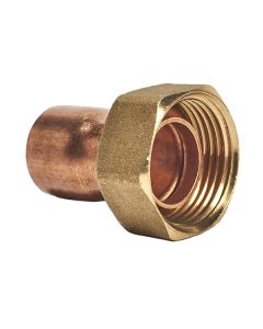 Racor recto Ø18x3/4" 2 piezas
