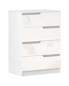 Cómoda 60x40x85 cm color blanco Homcom, hogar - muebles de dormitorio