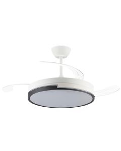 Ventilador de techo plumax negro cct regulable 107cm