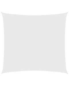 vidaXL toldo de vela cuadrado tela oxford blanco 3x3 m