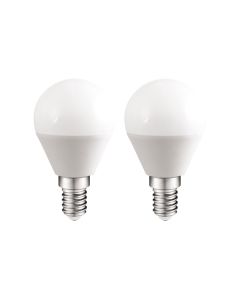 Pack 2 bombillas a2bc e14 6w luz fria 6000k