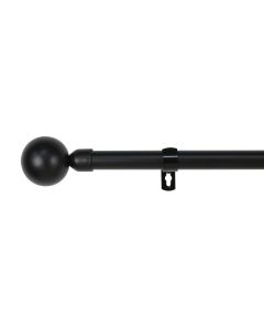 Barra de forja universal extensible (negro, 70-120cm bola)