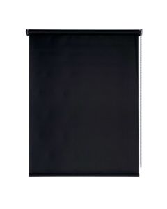 Storesdeco|estor opaco moon, estor enrollable blackout negro, 160 x 250 cm
