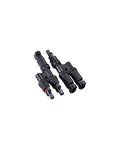Conector mc4 2 a 1 para cable 4-6mm2